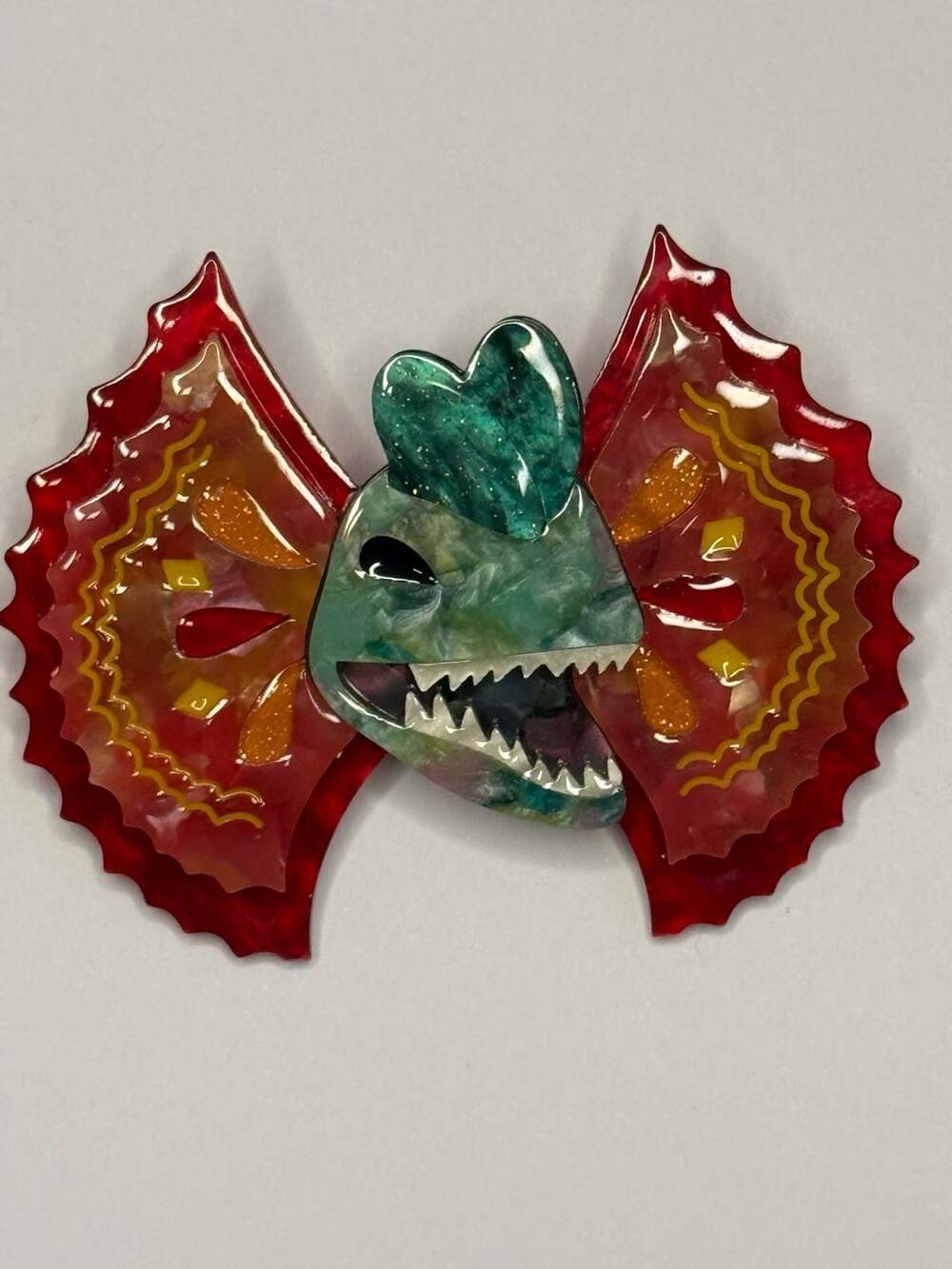 Erstwilder Dinosaur Frilled Lizard Brooch